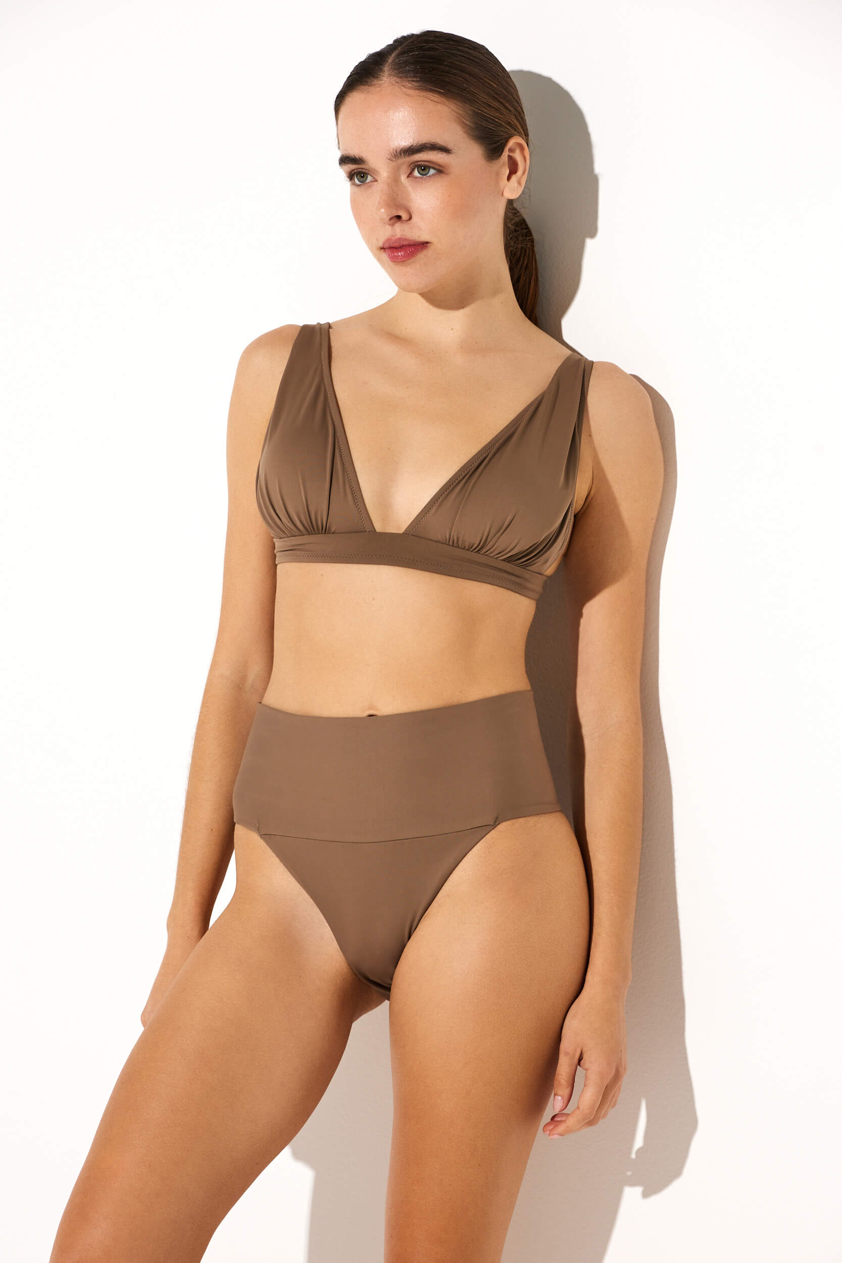 HIGH-WAISTED V-BIKINI